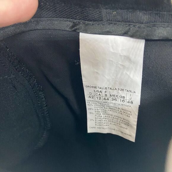 I Blues Black Slim High Rise Jegging Pant casual work NWT Womens US 12 - Picture 5 of 7